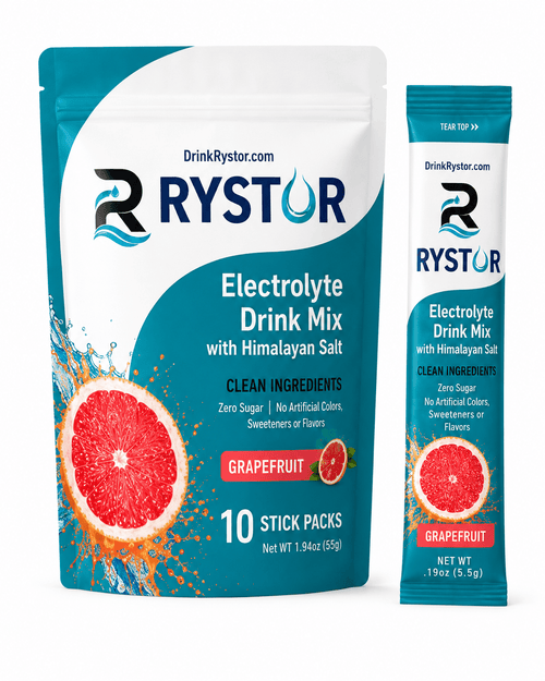 RYSTOR Electrolyte Drink Mix | Grapefruit | 10 Stick Packs - Rystor